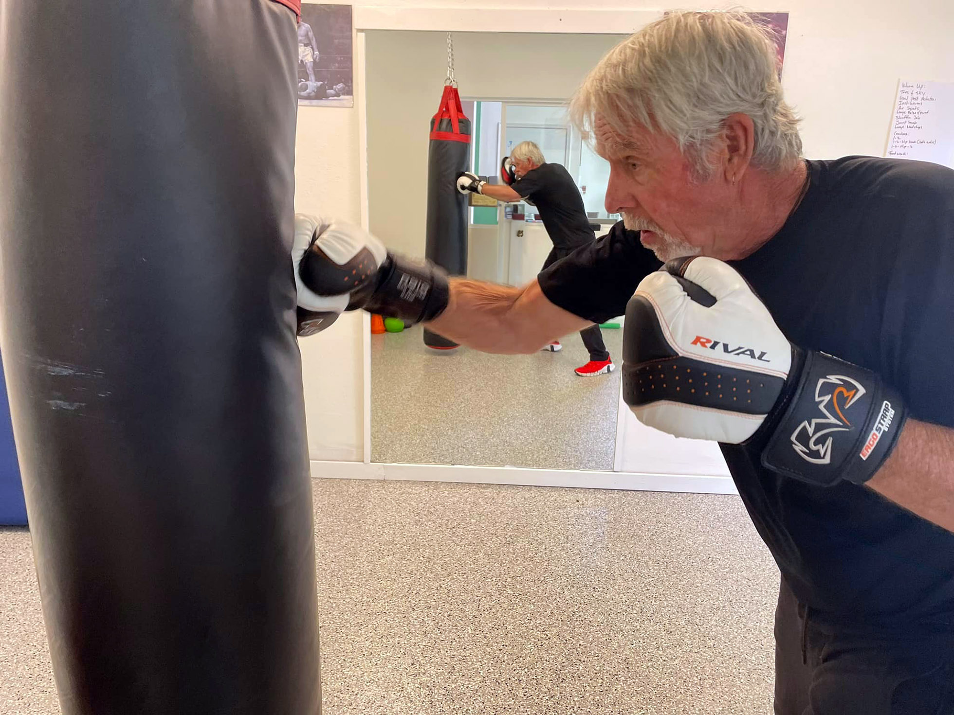 Boxing Coaching & Training for people with Parkinson's Disease at Marin Boxing, San Anselmo, CA.